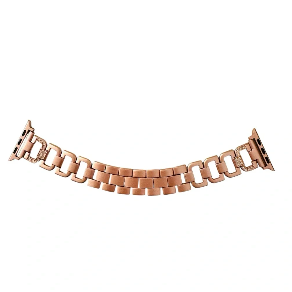 Apple Watch Bling Sparkle Women’s Dressy Band D-link in Rose Gold